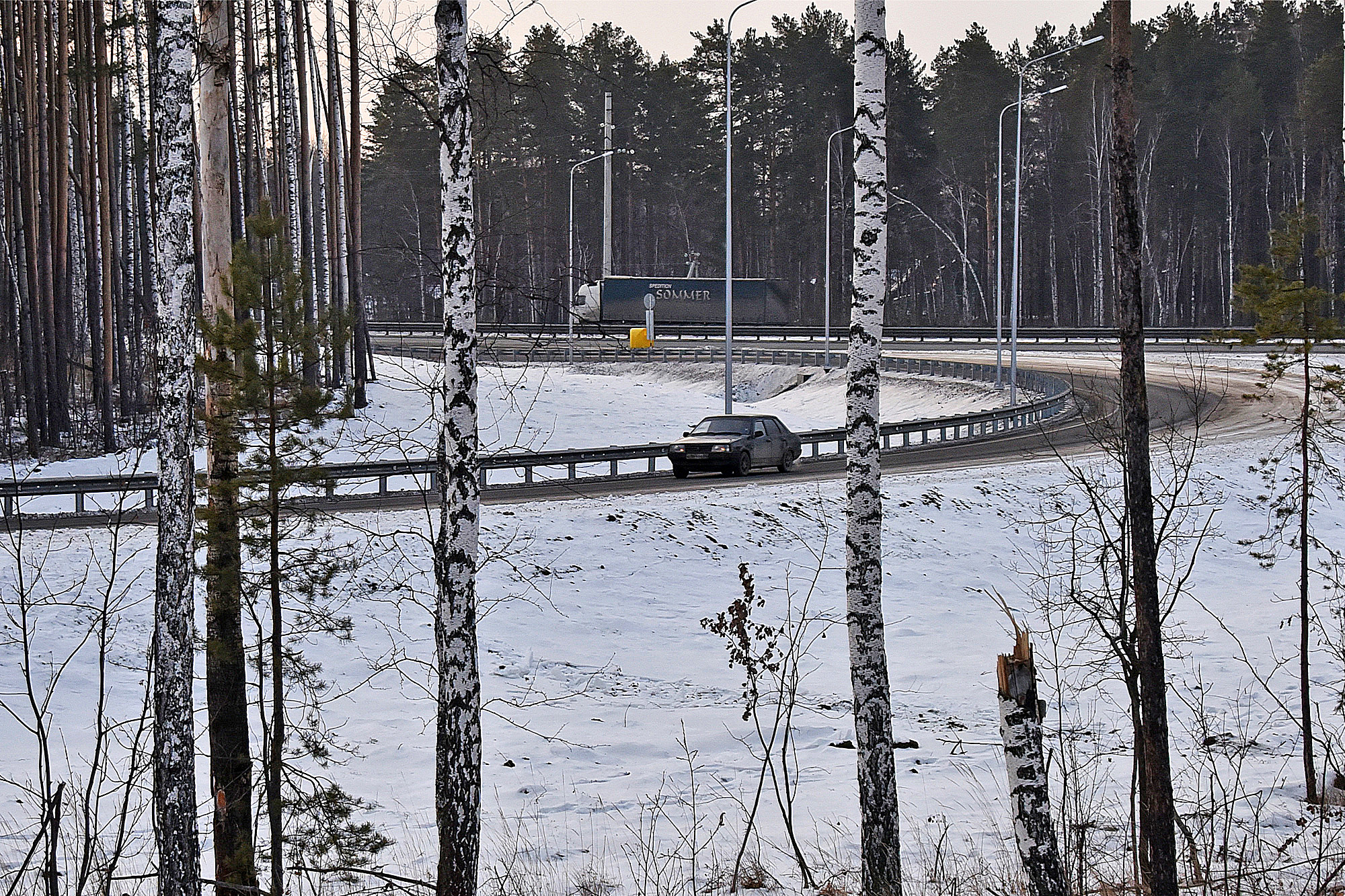 Фоторепортаж: в Екатеринбурге открылась новая транспортная развязка на  пересечении ЕКАД и Чусовского тракта - «Уральский рабочий»